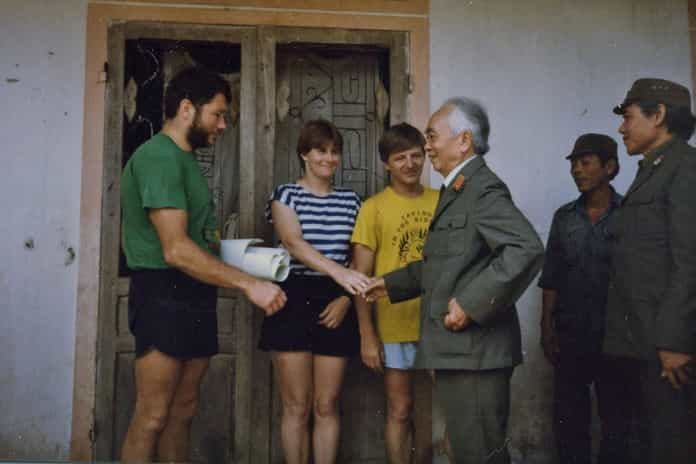 Meeting General Giap in 1992