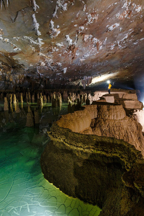Inside one of the world's rarest underground caves