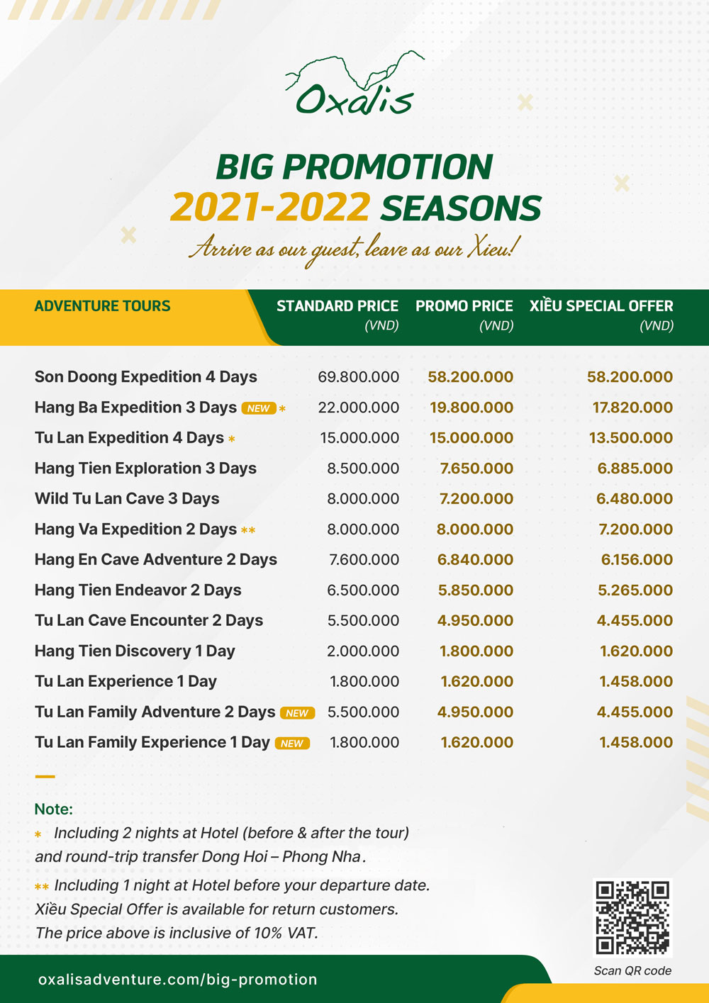Big promotion for Xiều in 2022