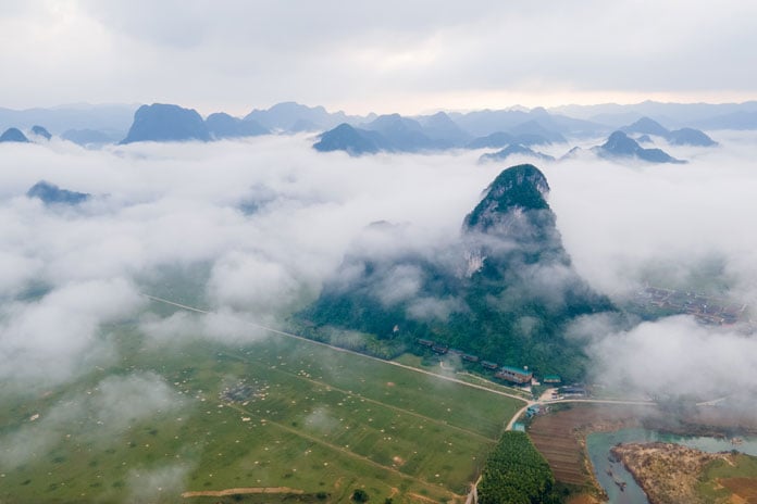 Tan Hoa from above