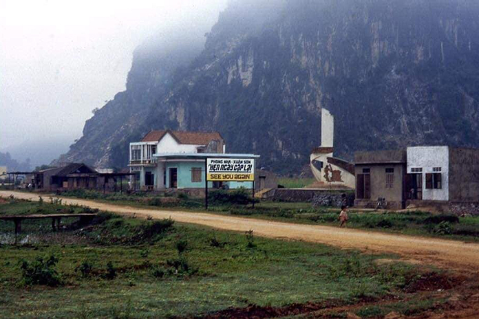 The simple landscape of Phong Nha village before 2011