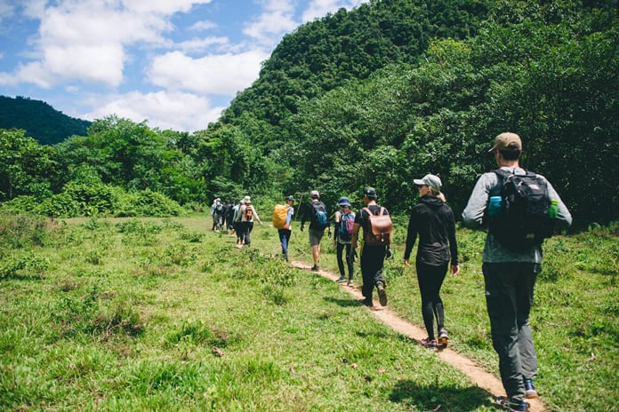 A part of the journey is trekking on the routes with no tree canopies. Long-sleeved clothes and sun hats should be prepared to protect your skin in the sun.