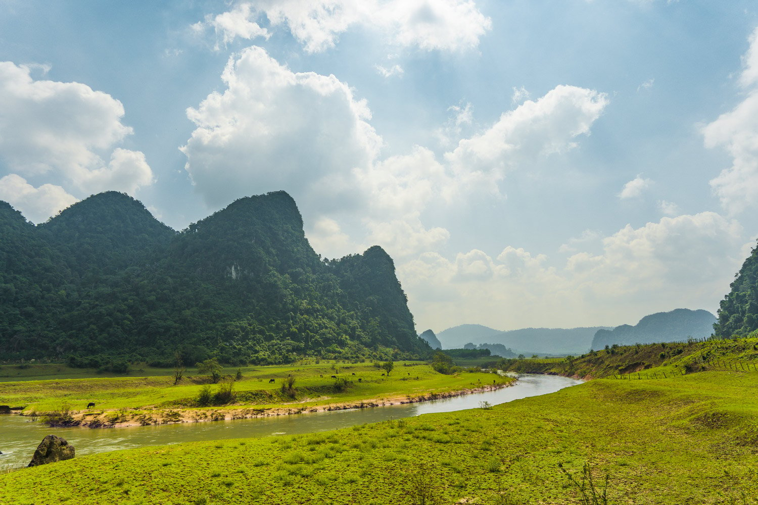 The Nan River at Tan Hoa.