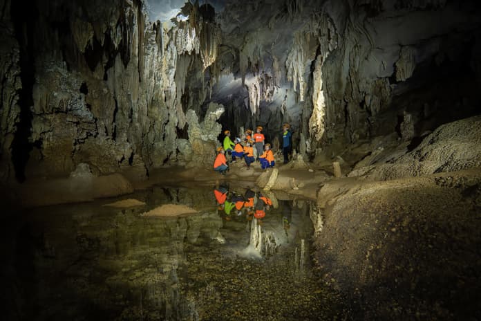 Inside Secret Cave.