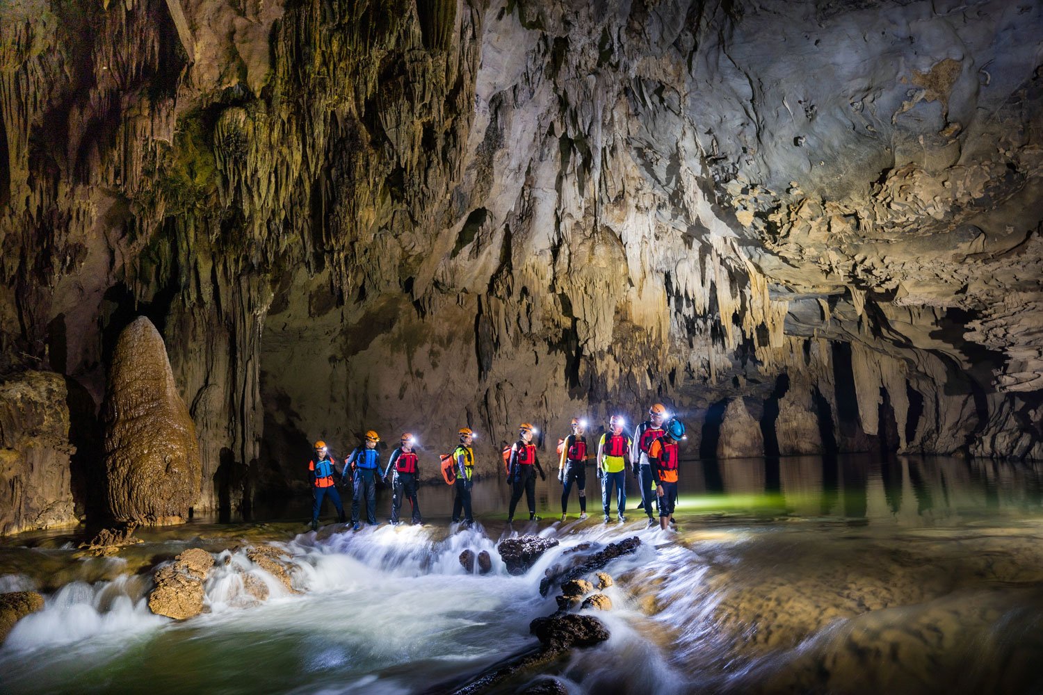 One of the magnificent caves on the Tu Lan Cave Encounter Tour.