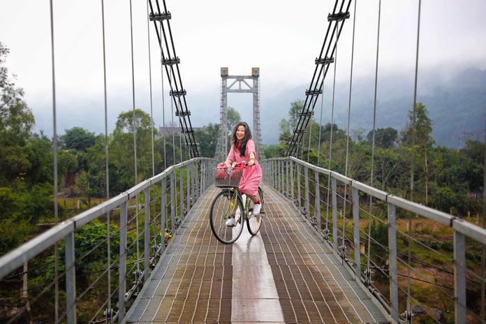 Biking through the beautiful landscapes of Phong Nha-Ke Bang