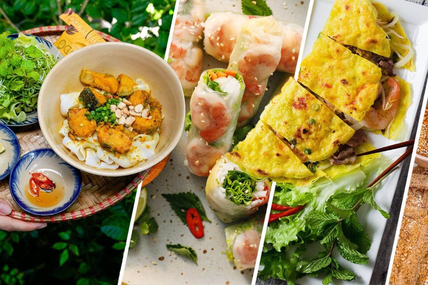 Da Nang street stalls serve delicious local food, perfect for a quick bite.